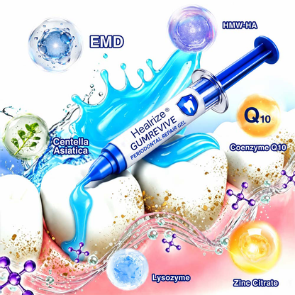 Healrize® GumRevive Periodontal Repair Gel (for bleeding gums, receding gums, and loose teeth)