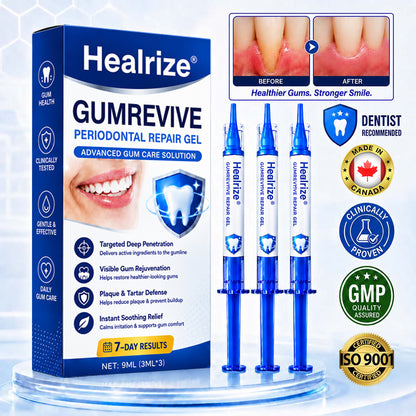 🦷🦢Healrize® GumRevive gel for the regeneration of the tooth-supporting apparatus (for bleeding gums, receding gums, and loose teeth)🐰